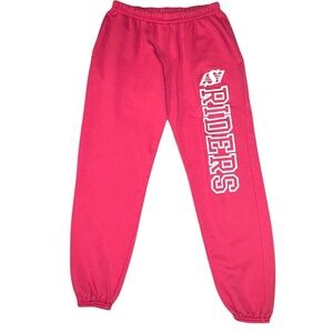 Vintage Impact Clothing Saskatchewan Roughriders Football CFL Pink Sweatpants L